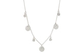 Stylish 925 Sterling Silver Necklace with CZ